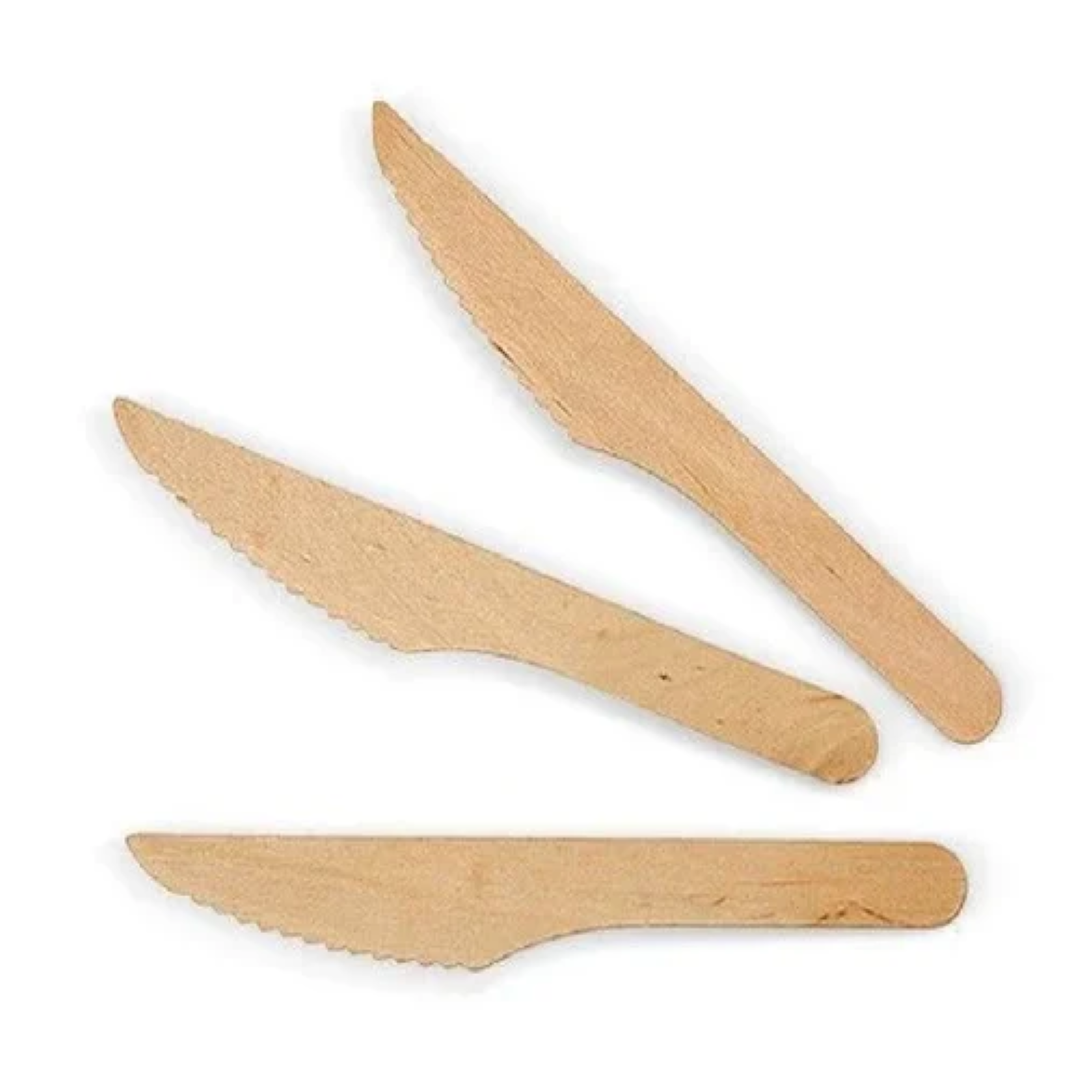 ECSTACY WOODEN KNIVE 16CM 25'S